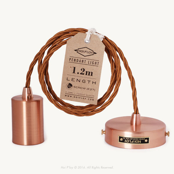 Metallic Copper Ceiling Pendant Light Hoi P'loy Online Shop